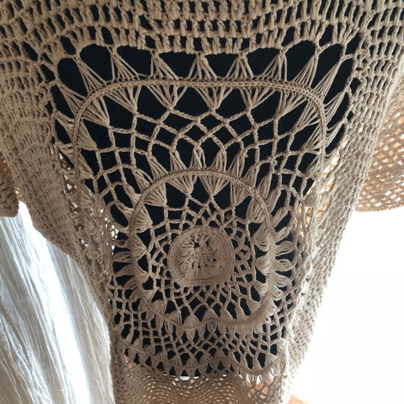 Catherine Crotchet Boho Fringe Cardigan - Picture 5 of 6